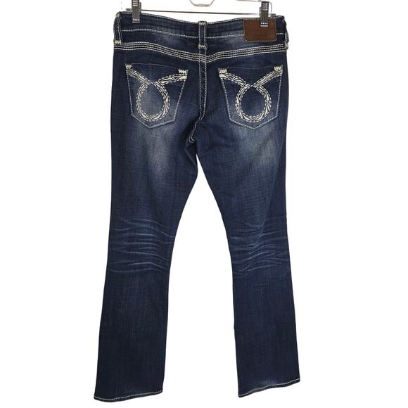 Big Star Distressed Whiskering Livi Bootcut Women's Jeans 27R - Picture 2 of 6